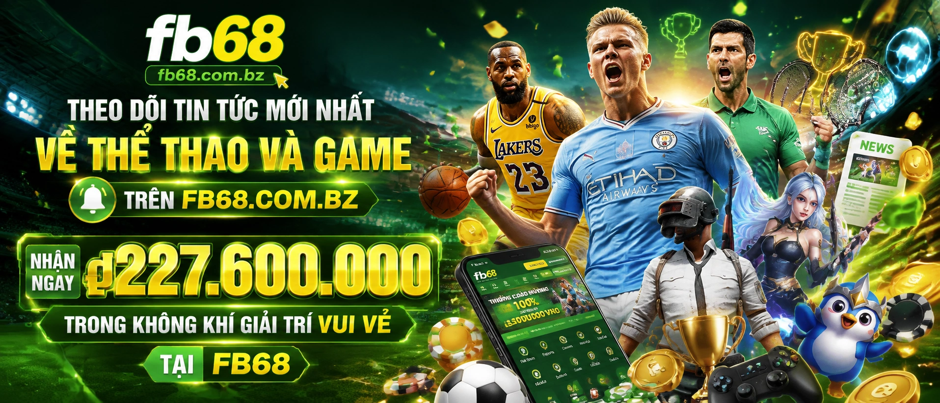 Ảnh minh họa tin tức cập nhật mới trên FB68