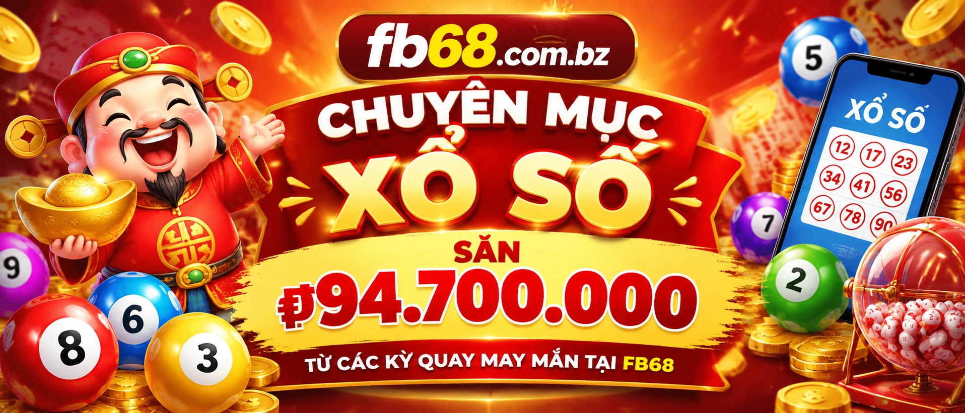 Trải nghiệm mobile của trang xổ số fb68.com.bz